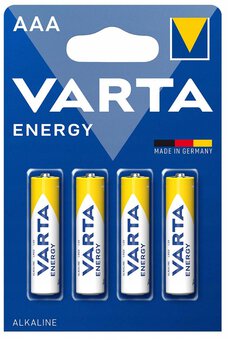 4 x Varta ENERGY LR03/AAA Value Pack 4103