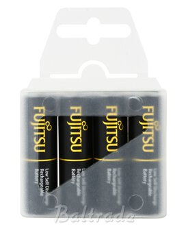 4 x Fujitsu BLACK R6/AA 2550mAh HR-3UTHC battery packs (box)