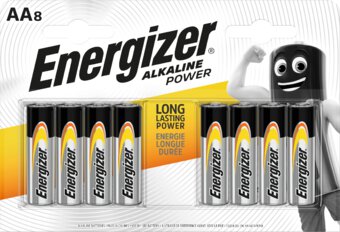 8 x Energizer Alkaline Power LR6/AA alkaline battery (blister)