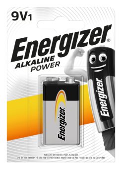 Energizer Alkaline Power 6LR61/9V alkaline battery (blister)