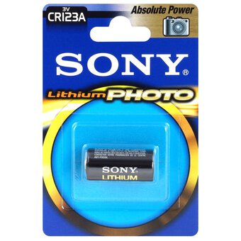 Sony CR123/CR123A/CR17345 photo Lithium battery
