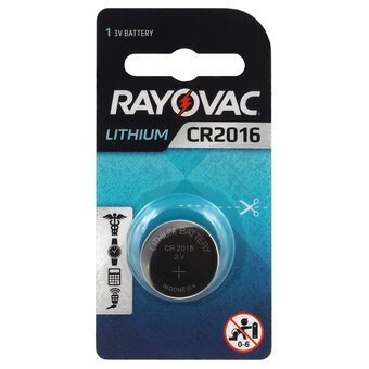 Lithium battery Rayovac CR2016