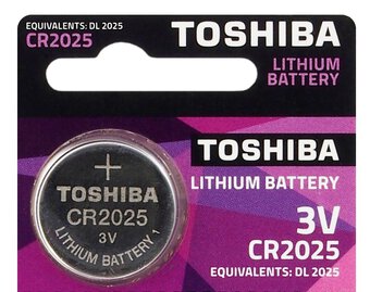 Toshiba Mini Lithium Battery CR2025