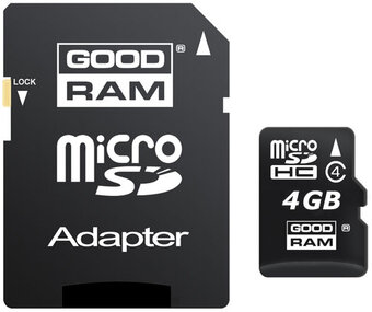 Memory card microSDHC GOODRAM 4GB