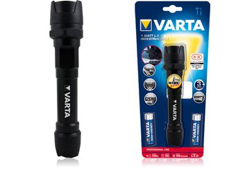 ' Indestructive ' Varta LED flashlight 1W 2AA 18701