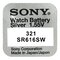 10 x Sony 321 mini Silver battery/SR 616 SW
