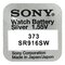 10 x Sony 373 mini Silver battery/SR 916 SW