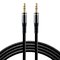 Silicone cable audio AUX plug - jack 3.5 mm stereo 150cm everActive CBS-1.5JB black