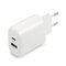 everActive SC-370Q wall charger with USB QC3.0 and USB-C PD PPS 25W socket