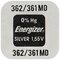 Energizer Silver Mini Battery 362-361/SR721SW