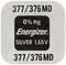 Energizer Mini Silver Battery 377-376/G4/SR626SW