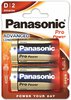 2 x Panasonic Alkaline PRO Power LR20/D (blister)