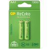 2 x rechargeable batteries AA / R6 GP ReCyko 1300 Series Ni-MH 1300mAh