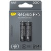 2 x rechargeable batteries AA / R6 GP ReCyko Pro Ni-MH 2000mAh