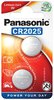 2 x Panasonic CR2025 mini Lithium battery
