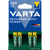 4 x Varta Ready2use R03 AAA Ni-MH rechargeable Batteries 1000 mAh