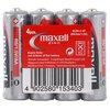 4 x Maxell R6/AA zinc carbon battery (tray)