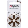 6 x Batteries for Signia 312 MF Hearing Aid