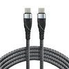 Cable 200cm USB-C PD cable everActive CBB-2PDG Power Delivery 3A with 60W fast charging support