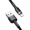 USB cable - Lightning / iPhone 300cm Baseus Cafule CALKLF-RG1 with 2A fast charging support