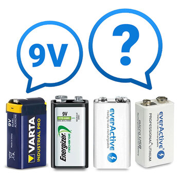 Great 9V battery test, technology comparison: alkaline vs Ni-MH vs Li-ion, which is the best?