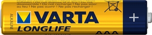 AAA batterier 6 x Varta Longlife 
