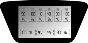 everActive NC-900U charger display