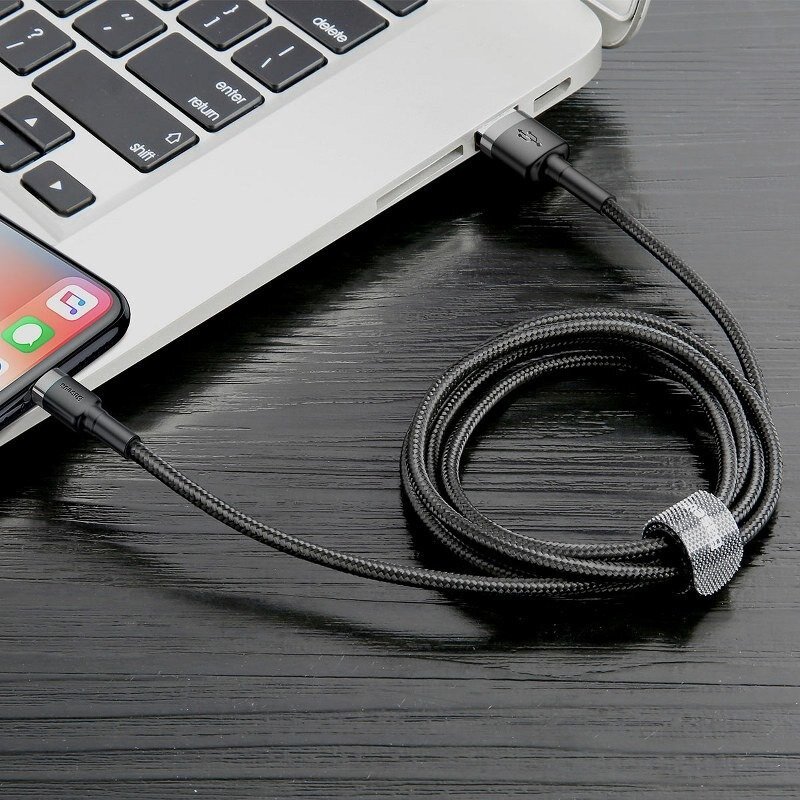 Baltrade.eu - B2B shop - USB cable - Lightning / iPhone 50cm Baseus Cafule  CALKLF-AG1 with 2.4A fast charging support