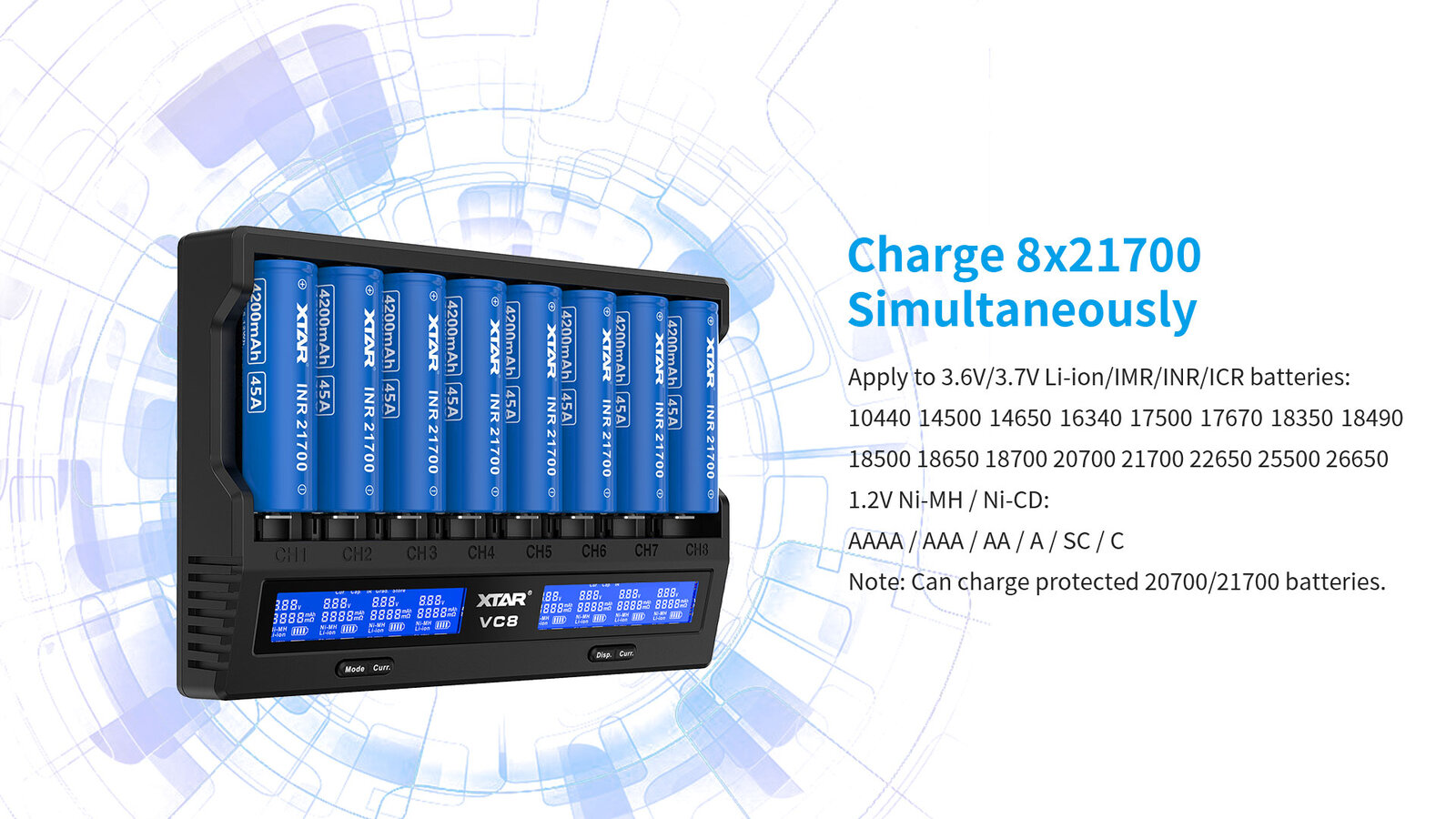  18650 li-ion Battery Charger, Suitable for 3.7v Battery 20700  10440 14500 18500 16340 17500 18650 Charger Charger, USB Single Slot Battery  Charger (Battery not Included) : Electronics