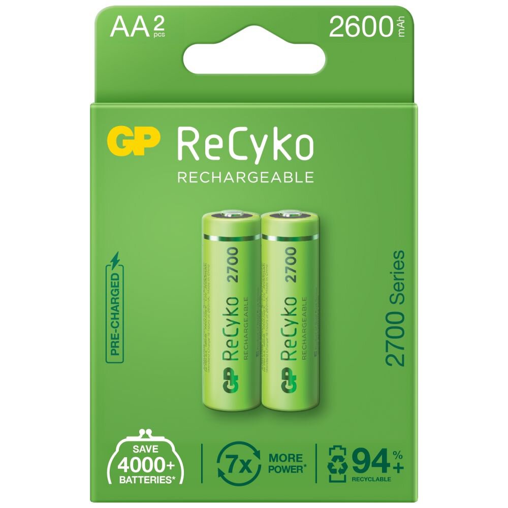REYGEAK Paquete de 2 baterías de 1750 mAh compatibles con GoPro