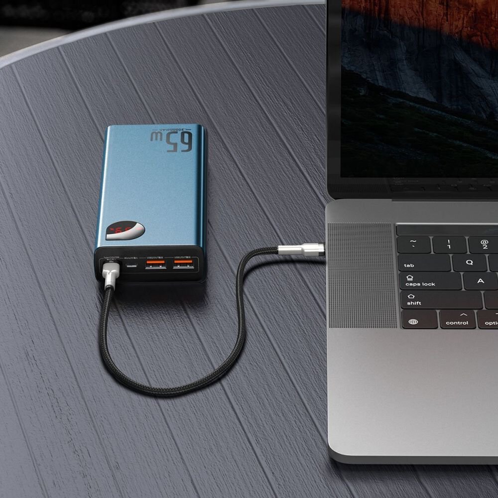 20,000mAh 65W Fast Charge PD Power Bank with USB Type-C