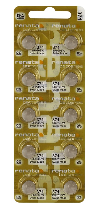 Bateria srebrowa Renata 371