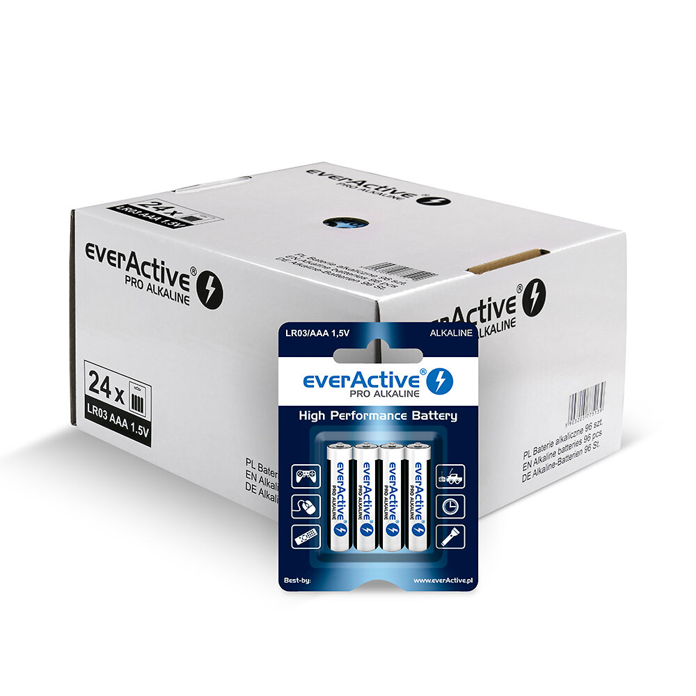 Bateria everActive PRO Alkaline Bateria everActive PRO Alkaline