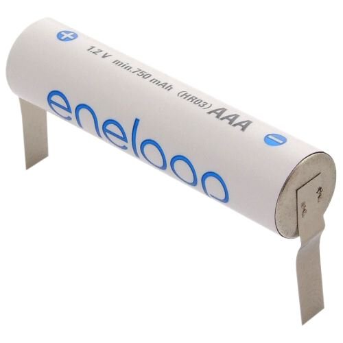 Panasonic eneloop AAA/HR03, 750 mAh, Rechargeable Batteries Ni-MH