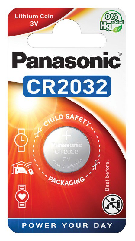 1x VARTA Cr 2032 CR2032 3V Lithium Battery Button Cell (Blister Pack)
