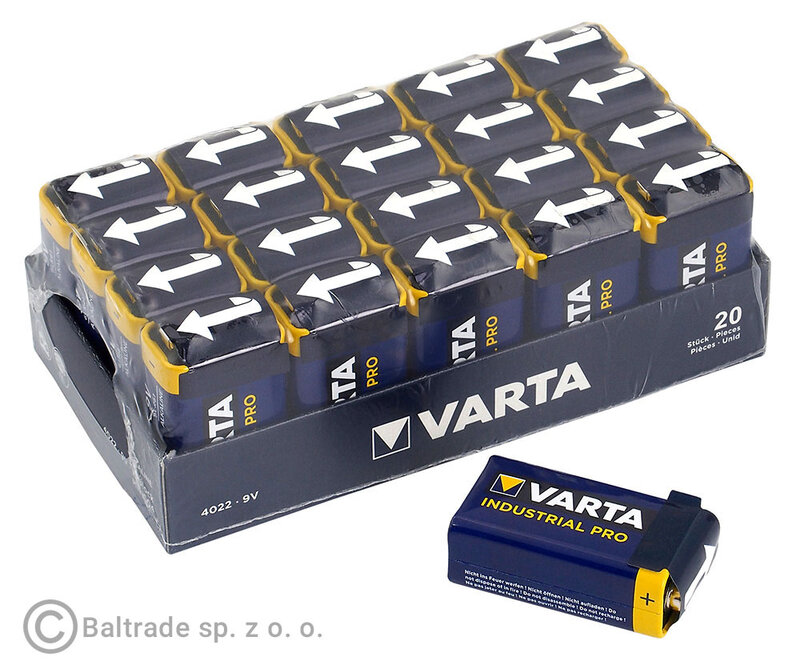 Varta Industrial Pro Batterie alcaline LR61 9V - OFBA srl