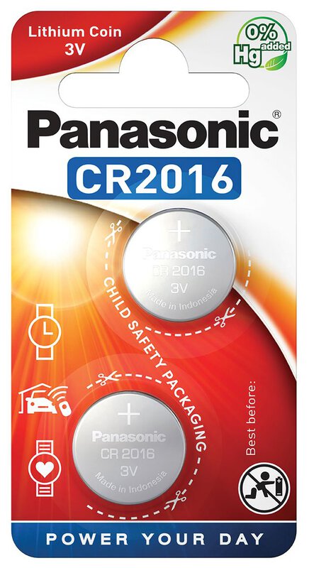 Panasonic CR2016 3V Lithium Coin Battery