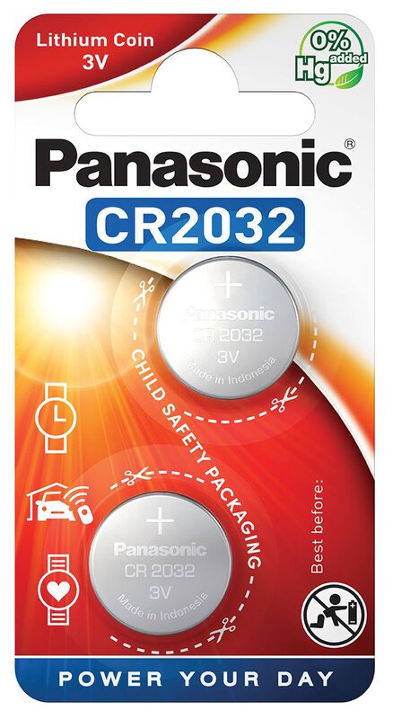 Baltrade.eu - B2B shop - 1 x Panasonic CR2032 Mini Lithium Battery