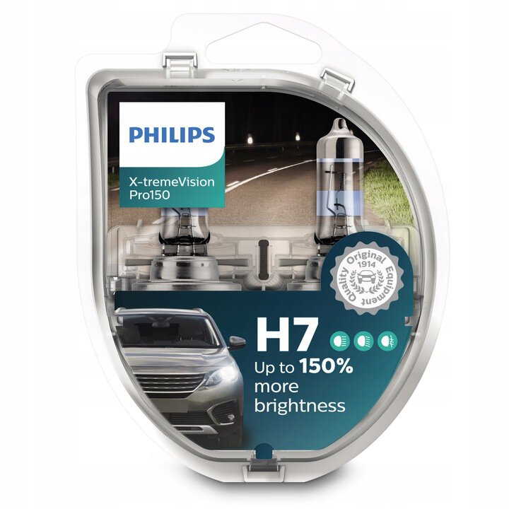 Baltrade.eu - B2B shop - 2x Philips H7 X-Treme Vision PRO +150%
