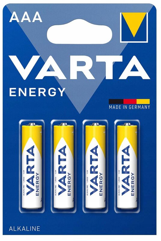 8 X Varta Energy Batteries AAA Micro 4103 Alkaline 1,5v lr03 4er Blist MHD 12/22