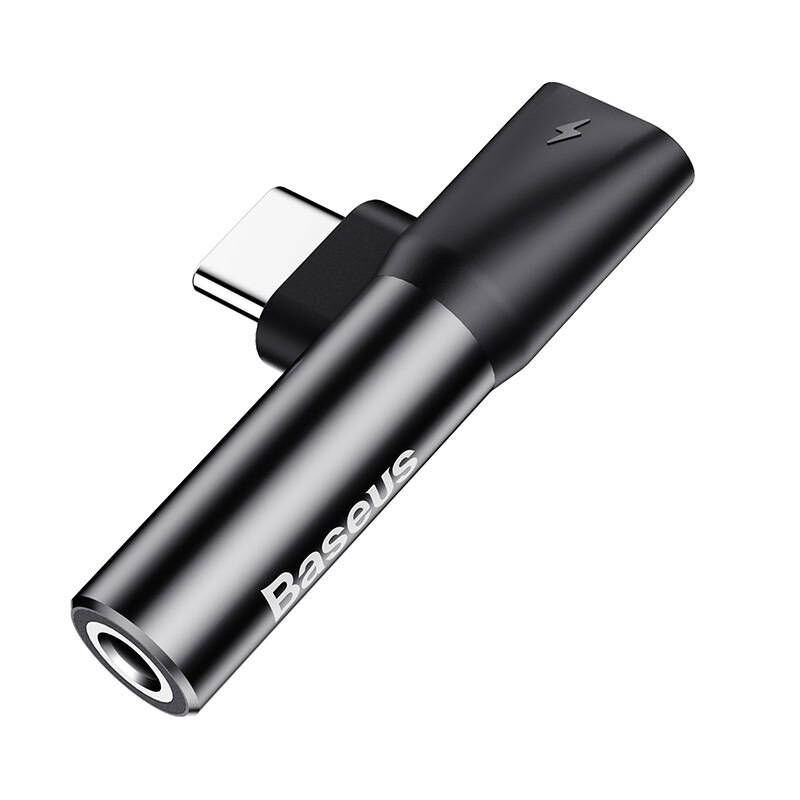 Baltrade.eu - shop - Baseus CATL41-01 USB-C to Mini Jack 3.5mm + USB-C Audio Adapter