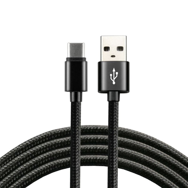 Câble USB C Court 30CM, Cable USB C Charge Rapide 3A Nylon Tressé Chargeur  Type