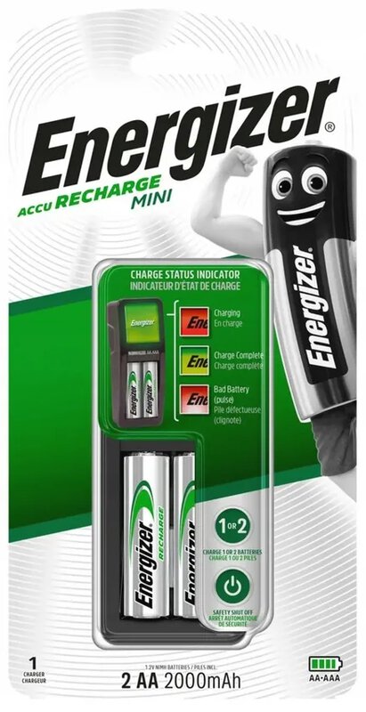 Gp - Chargeur Piles Rechargeables AA et AAA avec 4 Piles AA 2000
