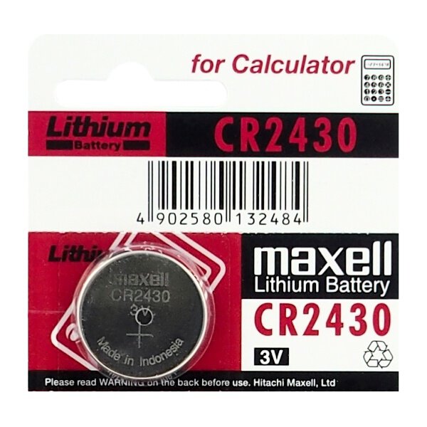 Pilas MAXELL Lithium Battery CR2430. Blister 5 Pcs. - ELMERFOR