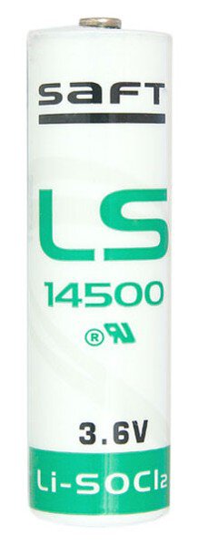 Saft LS14500 AA 3.6-Volt / 2600 mAh Li-SOCl2 Lithium Battery at