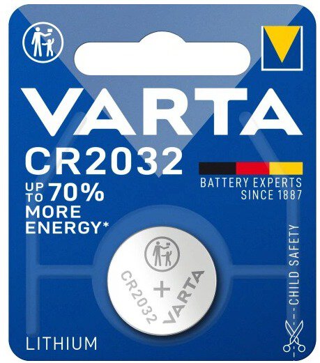 Varta CR2032 Battery 3v Lithium Battery