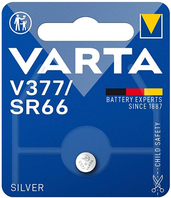 Batterie V377 VARTA 377 D377 SR626SW - AG4 G4 L626, haute qualité –  Euroelectronics EU