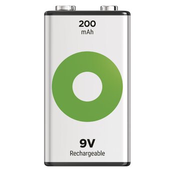 1 x akumulatorek 6F22 / 9V Ni-MH GP ReCyko 200mAh