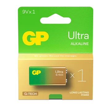 Bateria 9V alkaliczna GP Ultra pakowana po 1 sztukę w blistrze