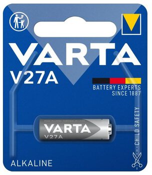 1 x battery for car remote control VARTA 27A MN27